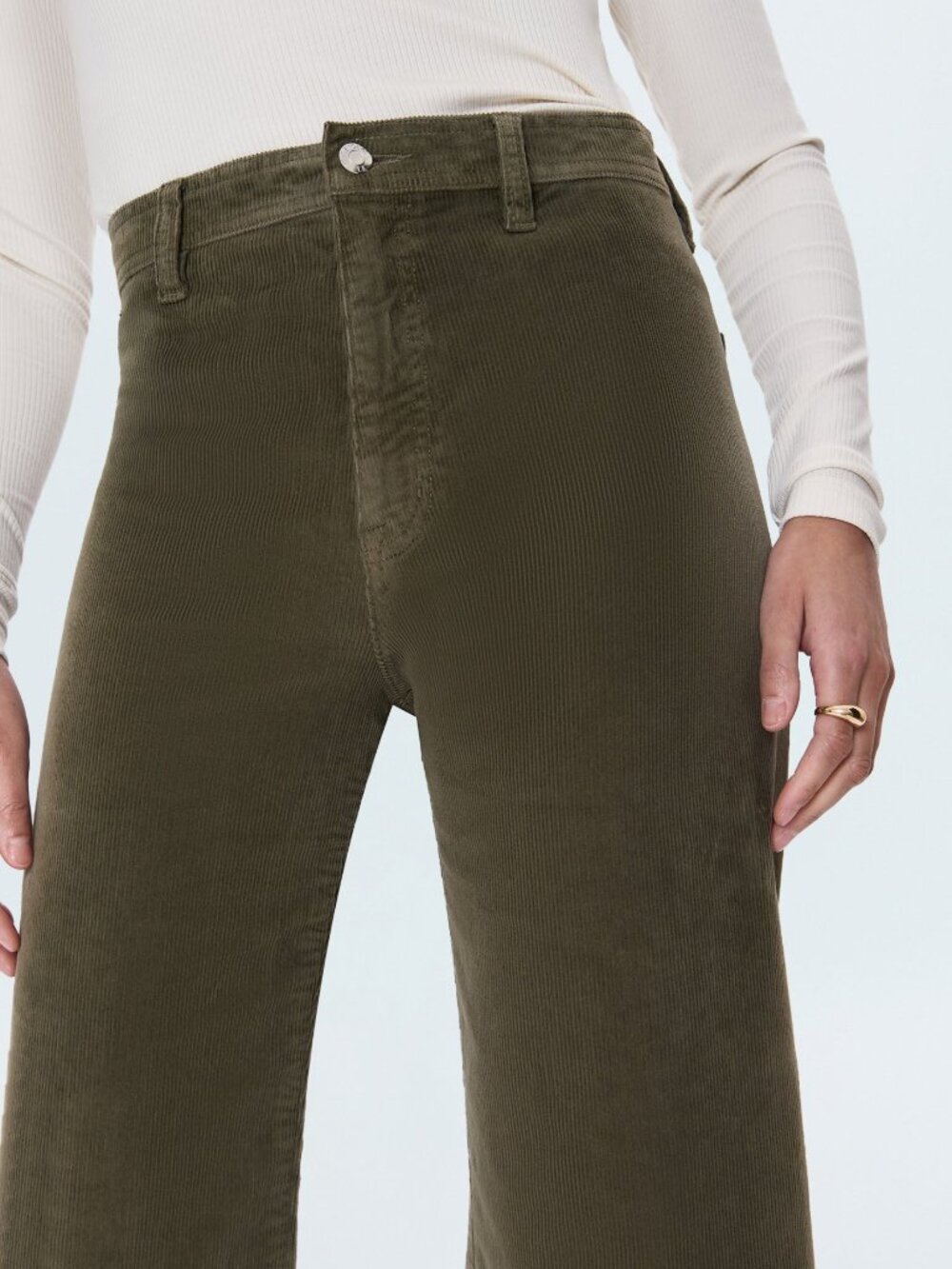 Pistola Denim Penny Crop High Rise Wide Leg Jean in Sequoia Multiple Sizes NWT - Picture 3 of 8